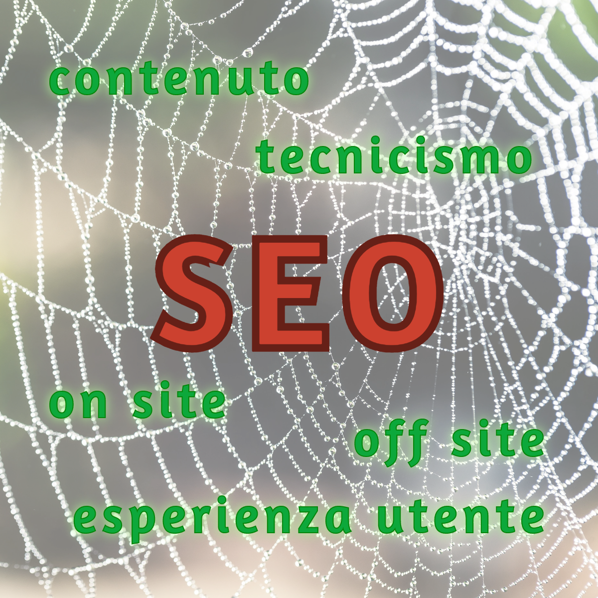 seo: contenuto, tecnicismo, on site, off site, esperienza utente